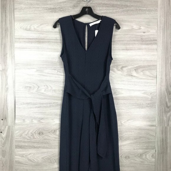 ASTR Tie Waist Crop Jumpsuit - Picture 3 of 4